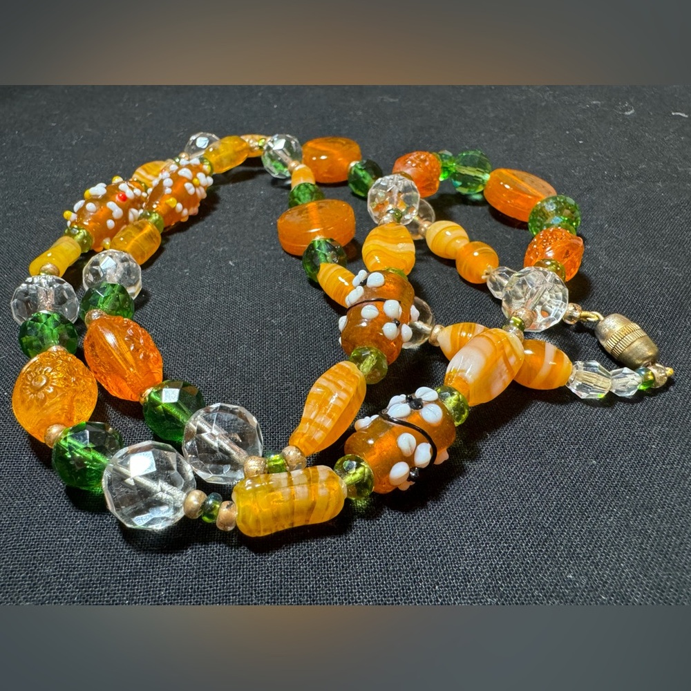 Vintage Glass Necklace